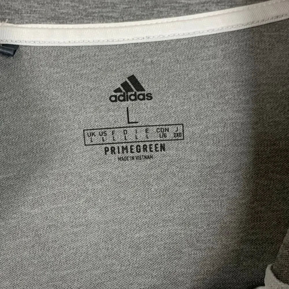 adidas White and Gray Men's Shirt - Picture 5 of 9